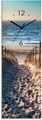 Artland Wanduhr »Weg zum Nordseestrand Sonnenuntergang«