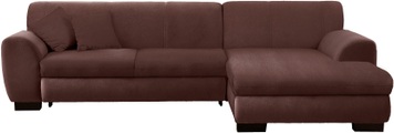 Home affaire Ecksofa »Nika«, MELROSE®, Microfaser oder Struktur, wahlweise mit Bettfunktion