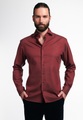 ETERNA LANGARM HEMD MODERN FIT SOFT TAILORING TWILL ROT UNIFARBEN