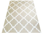 Timbers Teppich »Pearland«, rechteckig, 3 mm Höhe, In- und Outdoor geeignet, Rauten-Design, Wohnzimmer, Terrasse, Balkon