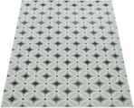 Paco Home Teppich »Charleroi 493«, rechteckig, 3 mm Höhe, 3D-Retro Design, In- und Outdoor geeignet, ideal im Wohnzimmer & Schlafzimmer