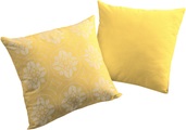 Adam Elements - ADAM - Kissenbezug Romantic Puligny Light 50 cm x 50 cm, Gelb