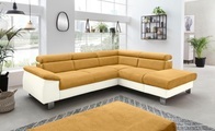 COTTA Ecksofa »Komaris«, inklusive Kopf- bzw. Rückenverstellung, wahlweise Bettfunktion, Bettkasten und RGB-LED-Beleuchtung
