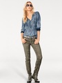 Shirtbluse mit Punkte-Dessin