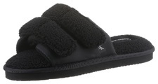 Calvin Klein Jeans Pantoffel »HOME SLIDE VELCRO SHEARLING«, in kuscheliger Optik