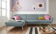 andas Ecksofa »Bille«, mit Naht im Rückenkissen und Beinen aus Eichenholz, Design by Morten Georgsen