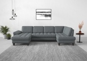 sit&more Wohnlandschaft, wahlweise mit Bettfunktion, Bettkasten, Sitztiefenverstellung