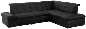 Home affaire Ecksofa »Belle«, wahlweise mit Armlehnverstellung und Bettfunktion, Ottomanenabschluss