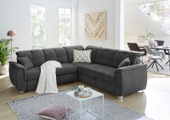Jockenhöfer Gruppe, Jockenhöfer Gruppe Ecksofa, mit 6 individuell, verstellbaren Kopfteilen, Gästebett- und Relaxfunktion, Nosagfederung