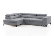 exxpo - sofa fashion Ecksofa, Steppung im Sitzbereich, Wahlweise mit Bettfunktion und Bettkasten, inklusive 5 verstellbaren Kopfstützen