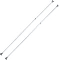 Wenko, WENKO Teleskopregal, (Set, 2 St.), Hauptstange ausziehbar vom 165 - 300 cm