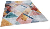 Gino Falcone Teppich »Rachele GF-088«, rechteckig, 6 mm Höhe, Kurzflor, modernes Design, Wohnzimmer