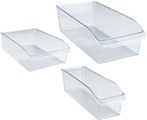 Wenko, WENKO Aufbewahrungssystem, (Set, 3 tlg.), Kühlschrank-Organizer