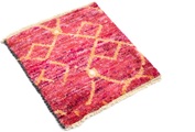 MorgenLand, morgenland Teppich »Nepal Teppich handgeknüpft rosa«, quadratisch, 18 mm Höhe, Sehr weicher Flor