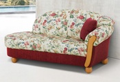 Home affaire Ottomane »Milano, bequemes solitär Sofa im Landhaus-Stil, B/T/H 181/79/83cm«