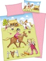 Herding Bio Flanell Kinder-Wendebettwäsche Ponyhof