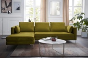 Alte Gerberei Ecksofa »Marinus«, mit schmalen Lehnen, inklusive Rückenkissen & Armlehnkissen