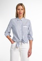 ETERNA LANGARM BLUSE MODERN CLASSIC UPCYCLING SHIRT OXFORD BLAU/ROSA