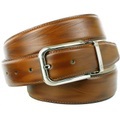 Anthoni Crown Eleganter Ledergürtel in Cognac