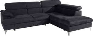 COTTA Ecksofa »Caluso«, inklusive Kopfteilverstellung, wahlweise mit Bettfunktion