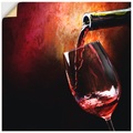 Artland Wandbild »Wein - Rotwein«