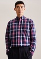 seidensticker Flanellhemd »Regular«, Regular Langarm Button-Down-Kragen Karo