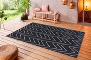 my home Teppich »Mailin«, rechteckig, 3 mm Höhe, In-und Outdoor geeignet, Wohnzimmer, Balkon, Terrasse, Garten, Strapazierfähig und pflegeleicht, Flachgewebe