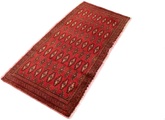 morgenland Wollteppich »Turkaman Teppich handgeknüpft rot«, rechteckig, 8 mm Höhe