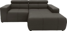 DOMO collection Ecksofa »Brandon«, Mit Kopfteilverstellung, auch in Leder