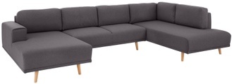 Home affaire Wohnlandschaft »Lasse«, im scandinavischem Stil mit Holzfüssen
