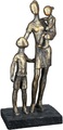 Casablanca by Gilde Dekofigur »Skulptur Mutter mit Kindern, bronzefarben«, (1 St.), Dekoobjekt, Höhe 26,5 cm, auf schwarzer Basis, antikfinish, Wohnzimmer