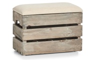 Zeller, Zeller - Sitzpouf mit Aufbewahrungfach - Beige