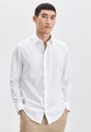 Business Hemd Shaped Fit Langarm Uni Herren Weiss 39