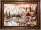 morgenland Wandteppich »Bild-Teppich Figurativ 85 x 61 cm«, rechteckig, 0,6 mm Höhe, besonders weich durch Microfaser