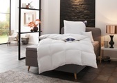 SPESSARTTRAUM Gänsedaunenbettdecke »Premium******«, warm, Füllung 100% Gänsedaunen, Bezug 100% Baumwolle, (1 St.), hergestellt in Deutschland, allergikerfreundlich