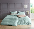 Leonique Bettwäsche »Malia«, (2 tlg.), Bettwäsche in Satin Qualität, zeitlose Bettwäsche