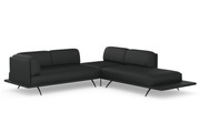 machalke® Ecksofa »benito«, mit bezogenem Sockel