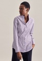 seidensticker Klassische Bluse »Schwarze Rose«, Langarm Kragen Druck