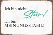 queence Metallbild »Meinungsstabil«, Sprüche, (1 St.)