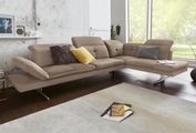 exxpo - sofa fashion Ecksofa, inkl. Kopf- bzw. Rückenverstellung und Armteilverstellung