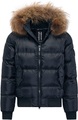 Bomboogie Daunenjacke, mit Kapuze, mit Fellimitat an der Kapuze