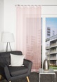 HOME WOHNIDEEN Vorhang »NESSI«, (1 St.), Uni, Voile, transparent, Schlaufen inkl. Zugband