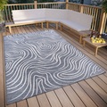 ELLE DECORATION, ELLE DECORATION Teppich »Calé«, rechteckig, In und Outdoor, Flachgewebe, wetterfest, pflegeleicht, robust