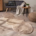 Paco Home Fellteppich »Pelt 640«, fellförmig, Kunstfell, Uni Farben, sehr weicher Flor