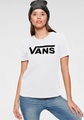 Vans Flying V Crew Girl-Shirt weiß/schwarz
