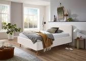 Novel - Bett MATTIS_8096 - cremeweiss - Textil - 140x200