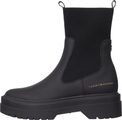 Tommy Hilfiger Schlupfboots »FEMININE SEASONAL UTILITY BOOT«, mit breitem Stretcheinsatz am Schaft