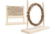 Trixie, TRIXIE Agility-Hürde »Agility-Set mit Hürde und Ring«, Holz