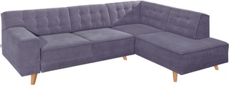 TOM TAILOR Ecksofa »NORDIC CHIC«, mit Ottomane, wahlweise mit Sitzvorzug, Füsse Buche natur