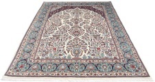 morgenland Orientteppich »Perser - Ghom - 258 x 163 cm - beige«, rechteckig, 10 mm Höhe, Wohnzimmer, Handgeknüpft, Einzelstück mit Zertifikat